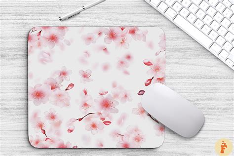 Watercolor Cherry Blossom Background Graphic by Foxmia · Creative Fabrica