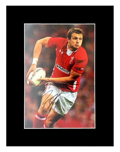 Dan Biggar Autograph - Signed Wales Rugby Icon Display