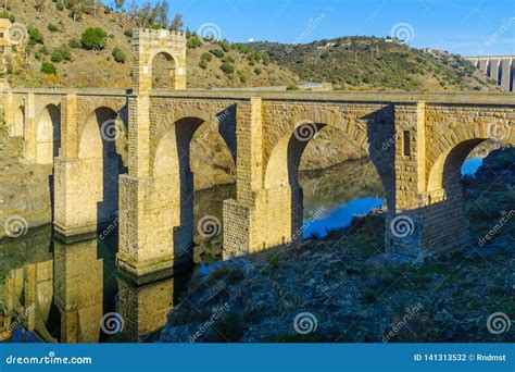 The Alcantara Bridge stock photo. Image of spain, alcantara - 141313532