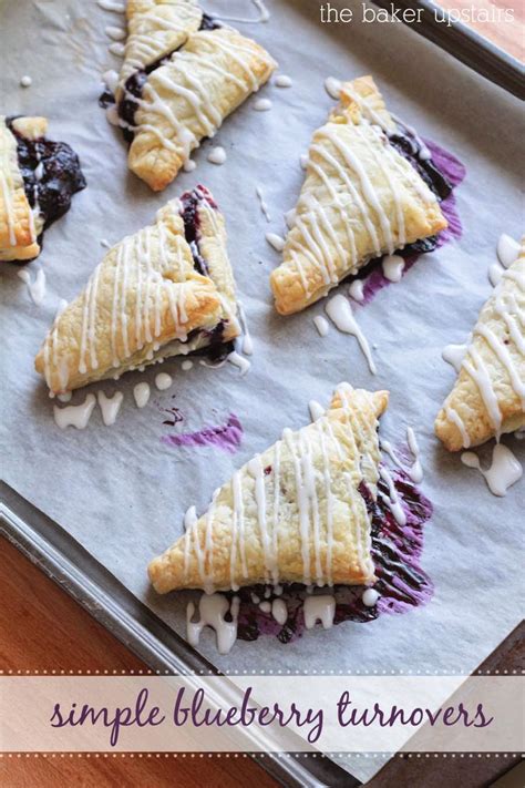 simple blueberry turnovers - The Baker Upstairs | Blueberry recipes, Pastry recipes, Puff pastry ...