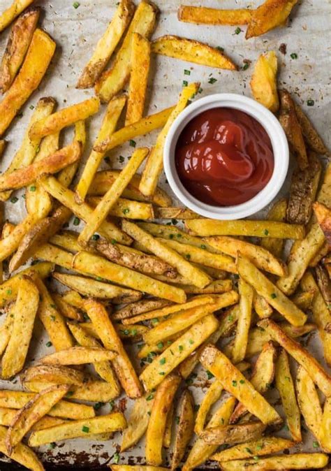 Baked Fries Recipe | How to Make French Fries Crispy in the Oven