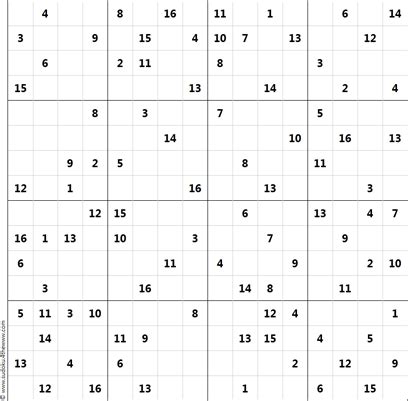 Sudoku - 16x16