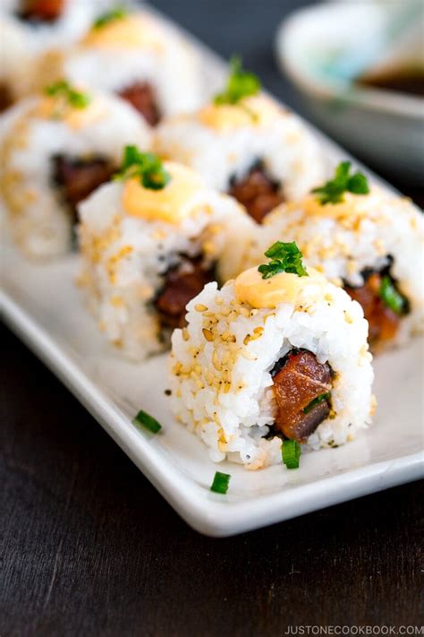 Spicy Tuna Roll • Just One Cookbook