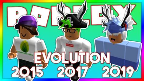 My Roblox Avatar Evolution 20172019 Youtube