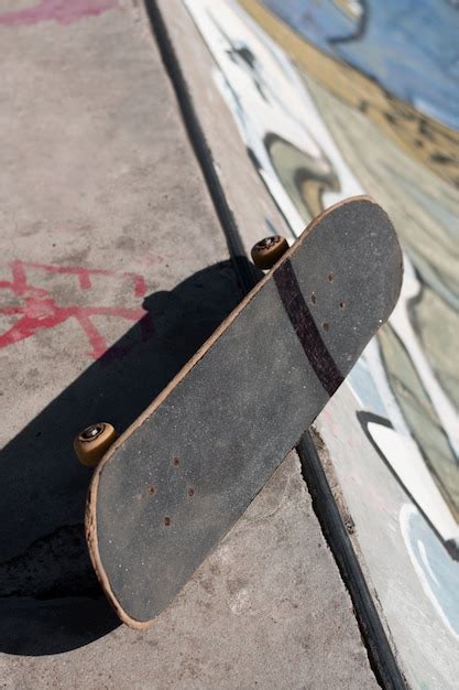 Free Photo | View of skateboard with wheels outdoors