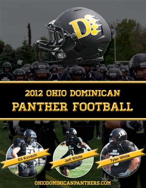 2012 Ohio Dominican Football Information Guide by Ohio Dominican University Athletics - Issuu