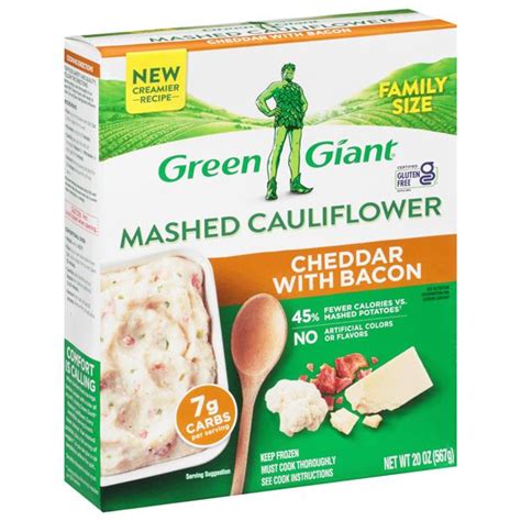 Green Giant Cheddar & Bacon Mashed Cauliflower | Hy-Vee Aisles Online Grocery Shopping