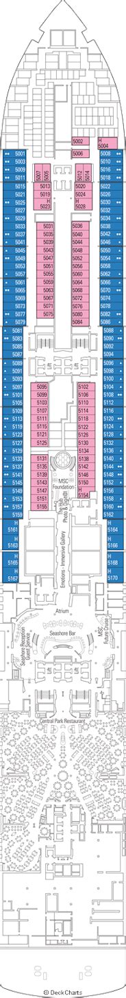 MSC Seascape Deck Plans on Cruise Critic