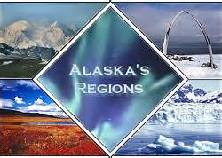 Clickable map of Alaska's five regions ... AlaskaWeb