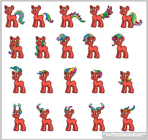 My own concepts i made for Pony Town by HikolassKeen on DeviantArt