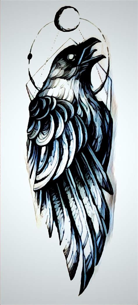 raven spirit animal tattoo Future Tattoos, New Tattoos, Body Art Tattoos, Tattoos For Guys ...