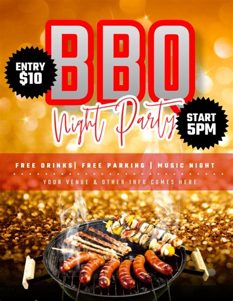 LABORDAY BBQ.E Template | PosterMyWall