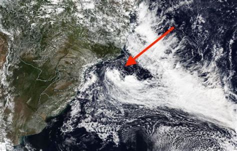 Rare subtropical storm takes shape in Atlantic Ocean