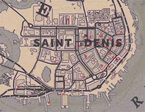 UPDATED Saint Denis all advanced rooftop access points map! Credit to Matanque on YT and Exzumi ...