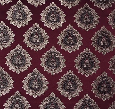 Persian Floral Motif Design Luxurious Jacquard Material Maroon - Etsy