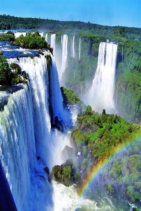 Iguazu Falls at Iguazu National Park, Argentina. Beautiful Places To ...