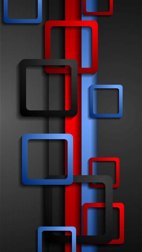 Wallpaper Full HD for Mobile with Red Blue and Black Box - HD Wallpapers | Wallpapers Download ...