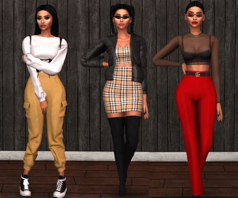 BADDIES COLLECTION at FifthsCreations » Sims 4 Updates