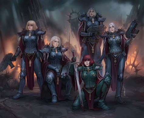 Sisters of Battle - Art by Alteya - 40K Gallery