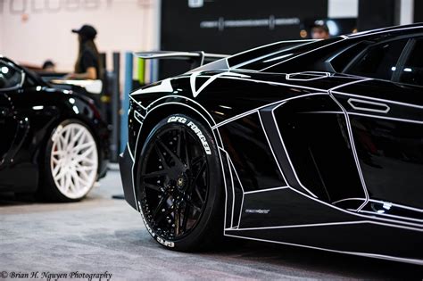 Black Tron Lamborghini Aventador by Giovanna Wheels - GTspirit