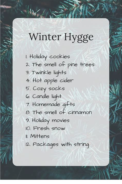 Winter Hygge