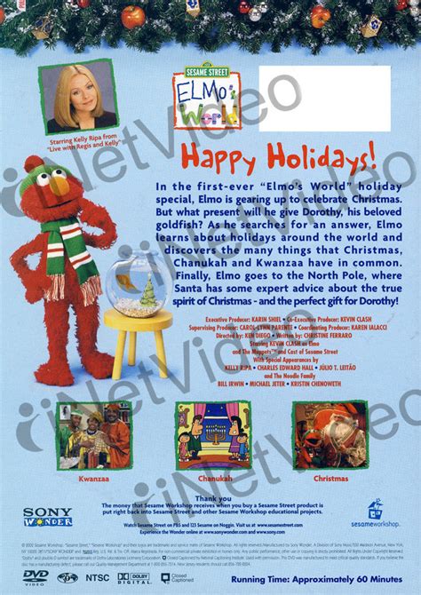 Happy Holidays - Elmo's World - Happy Holidays - (Sesame Street) on DVD ...