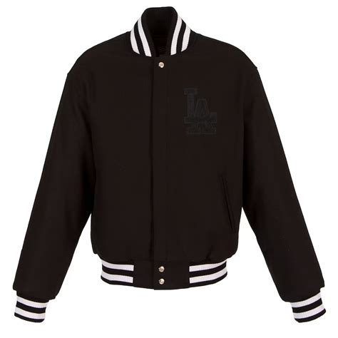 Wool Los Angeles Dodgers Varsity Black Jacket - Jacket Makers