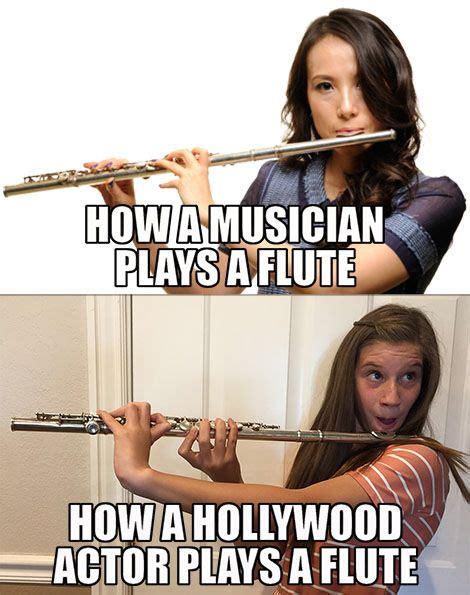 How NOT To Hold a Flute | Funny band memes, Band jokes, Marching band humor