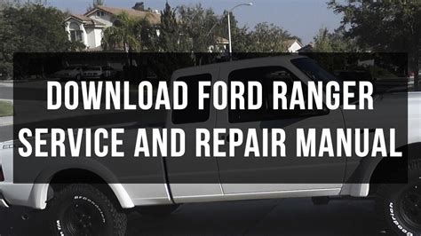 Ford Ranger Service Manual Pdf Download - newtype