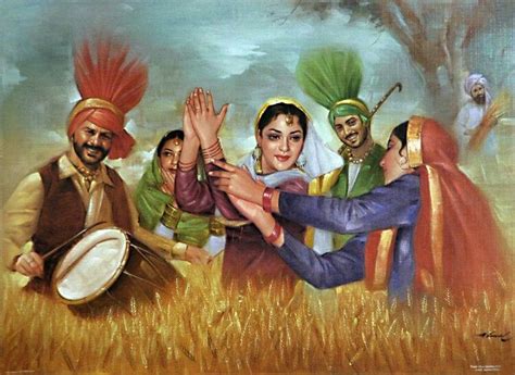 Punjabi people dansing (bhangra) | Dancing drawings, Punjab culture ...