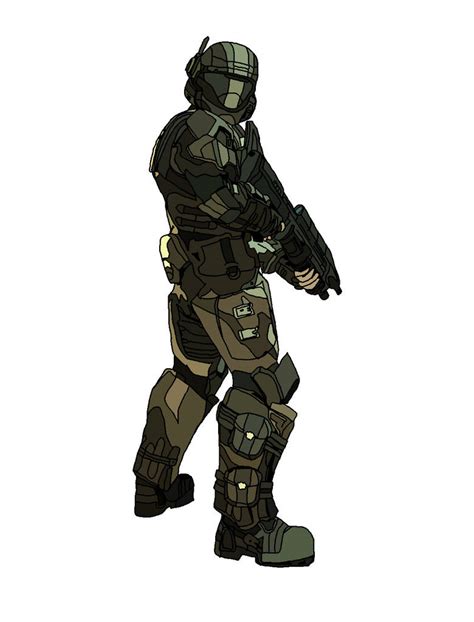 Halo 3 odst buck by natestarke on DeviantArt