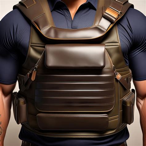 Premium AI Image | A bulletproof vest isolated