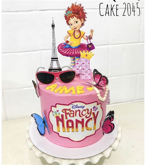 Fancy Nancy cake in 2022 | Fancy nancy, Fancy nancy party, Girl cakes