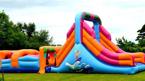 Bouncy Castle Kids Party Time Family Fun for Children | TheChildhoodlife - YouTube