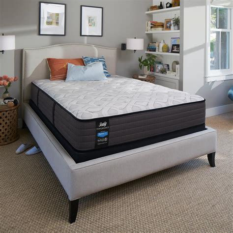 Sealy Response Performance 12.5 in. King Cushion Firm Tight Top Mattress Set with 5 in. Low ...