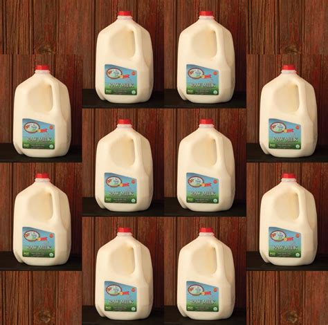 10 Gallon 100% Grass-fed, Organically Produced, Raw, Jersey Cow Milk - The Family Cow