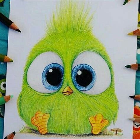 Adorable!! | Colorful drawings, Cute drawings, Art drawings