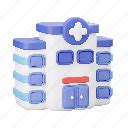 28 hospital building 3D illustrations - Iconfinder