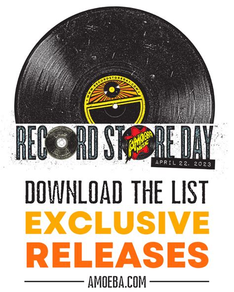 Amoeba Music - The List of Record Store Day 2023 Releases