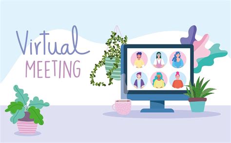 Virtual meeting and video conference banner template | Banner template, Conference banners ...