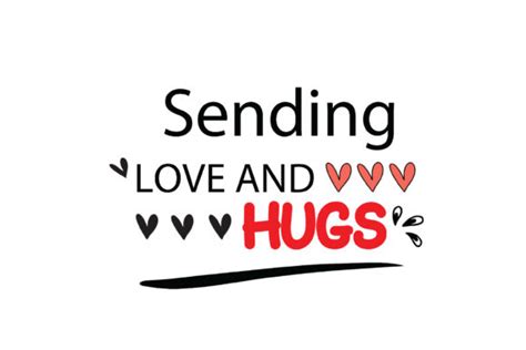 Sending Love and Hugs Graphic by wienscollection · Creative Fabrica