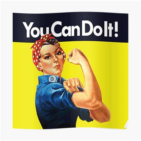 "You Can Do It" Poster for Sale by BruceALMIGHTY | Redbubble