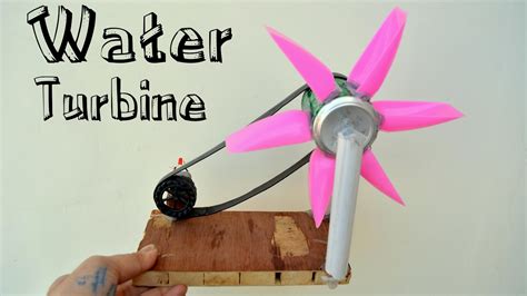 Micro Wind Turbine Micro Hydro Generator Wind Energy Motor Fan Leaf LED DIY Wind Water Dual ...