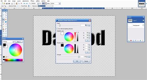 How to Make Black Polished Text In Paint.net [Guide] - Text Effects ...