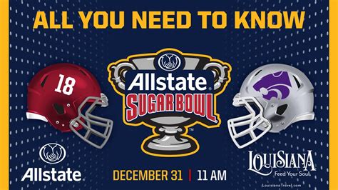 Allstate Sugar Bowl on Twitter: "🎉Welcome to New Orleans, @AlabamaFTBL ...