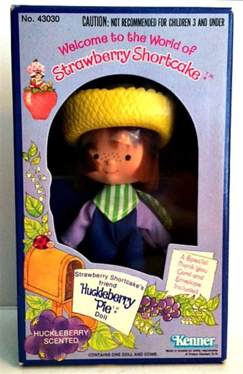 Strawberry Shortcake's Friend Huckleberry Pie Doll 1980 Kenner 43030 ...