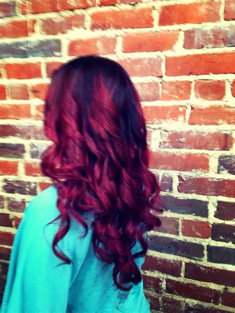 Pin by Jennifer Candela on Hair color ombre red violet | Ombre hair color, Long hair styles ...