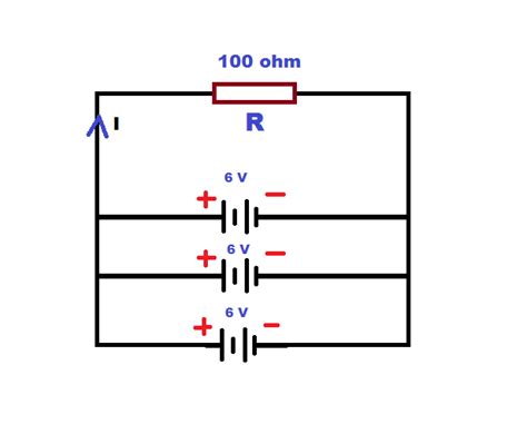 2 Batteries In Parallel Circuit Diagram