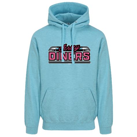 Somerset Patriots Adult Surf Ocean Jersey Diners Hooded Sweatshirt ...