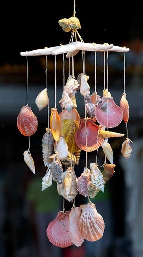 40 Beautiful And Magical Sea Shell Craft Ideas - Bored Art | Diy wind ...